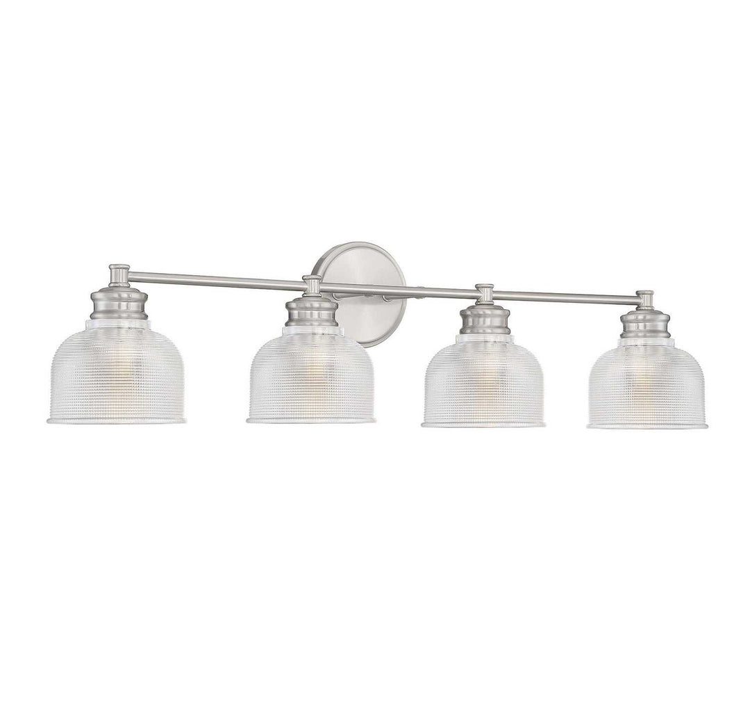 Meridian - M80036BN - Four Light Bathroom Vanity Light - Mbath - Brushed Nickel