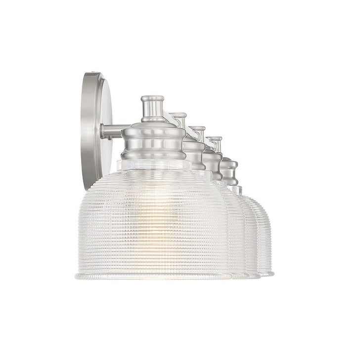 Meridian - M80036BN - Four Light Bathroom Vanity Light - Mbath - Brushed Nickel