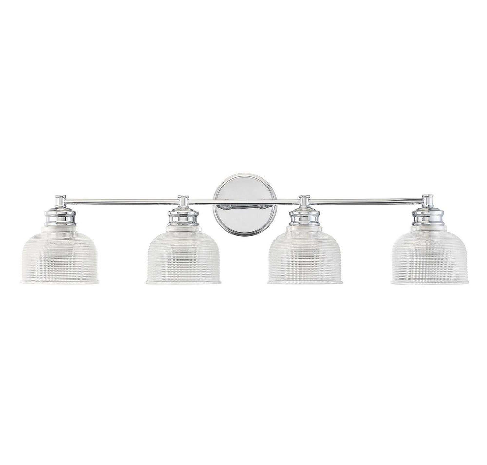 Meridian - M80036CH - Four Light Bathroom Vanity Light - Mbath - Chrome