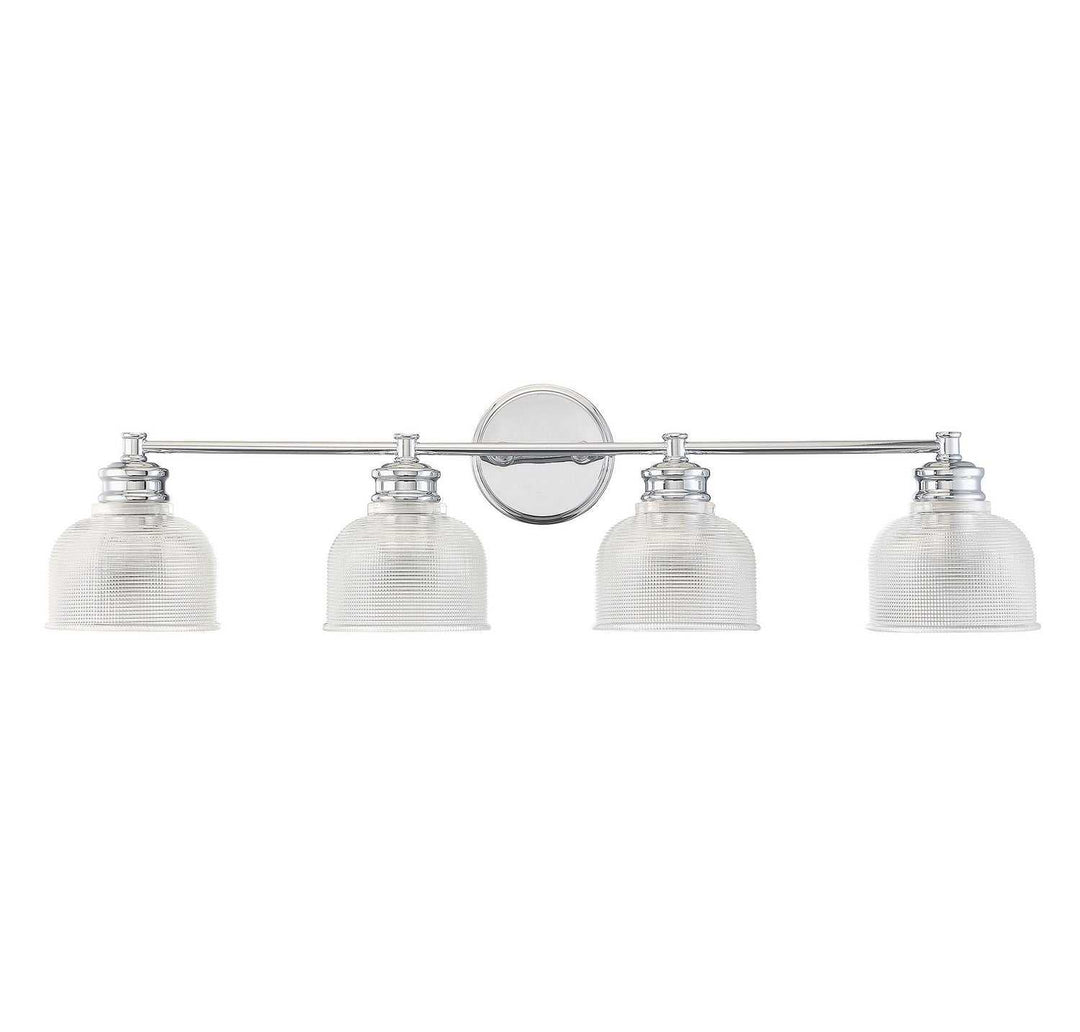 Meridian - M80036CH - Four Light Bathroom Vanity Light - Mbath - Chrome