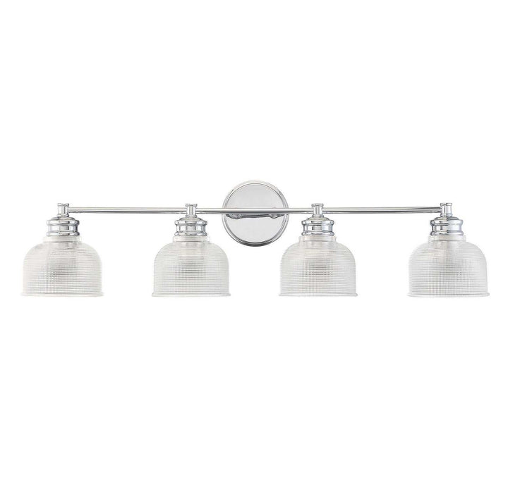 Meridian - M80036CH - Four Light Bathroom Vanity Light - Mbath - Chrome