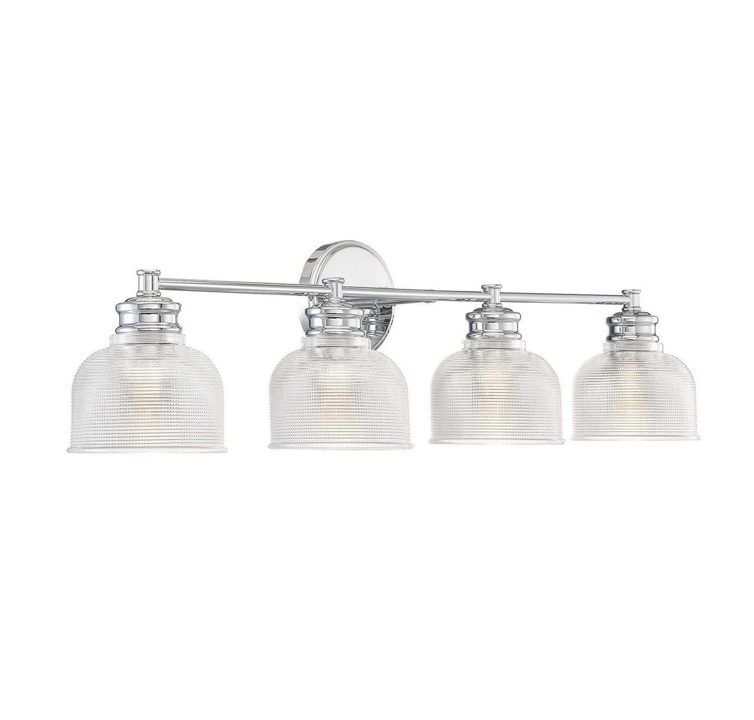 Meridian - M80036CH - Four Light Bathroom Vanity Light - Mbath - Chrome