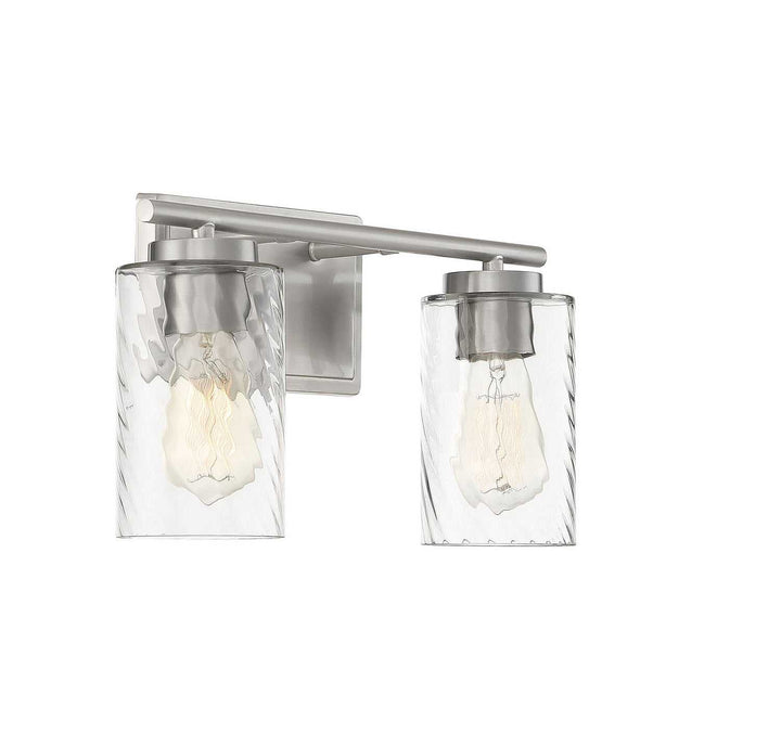Meridian - M80037BN - Two Light Bathroom Vanity Light - Mbath - Brushed Nickel