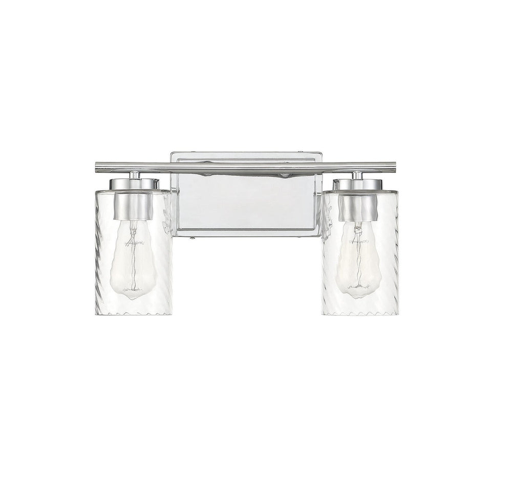 Meridian - M80037CH - Two Light Bathroom Vanity Light - Mbath - Chrome