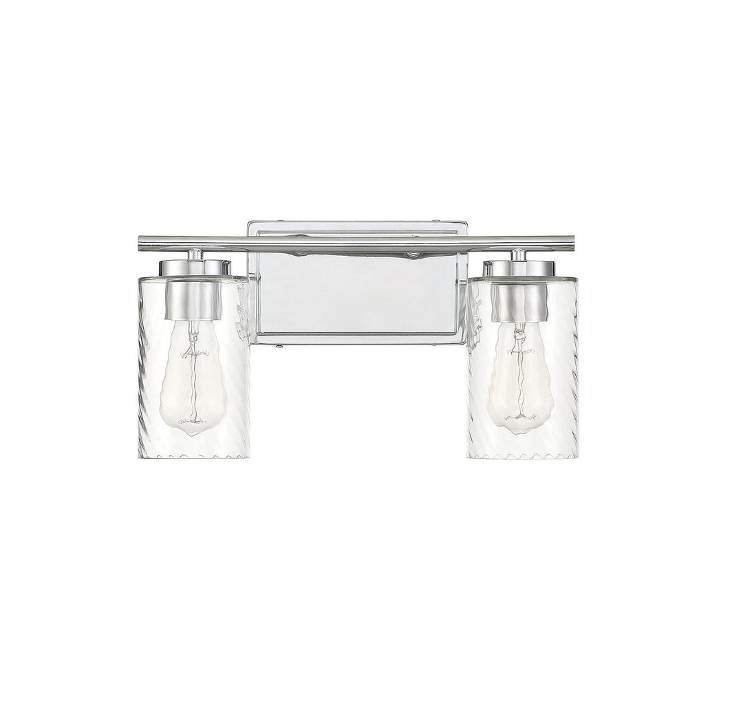 Meridian - M80037CH - Two Light Bathroom Vanity Light - Mbath - Chrome