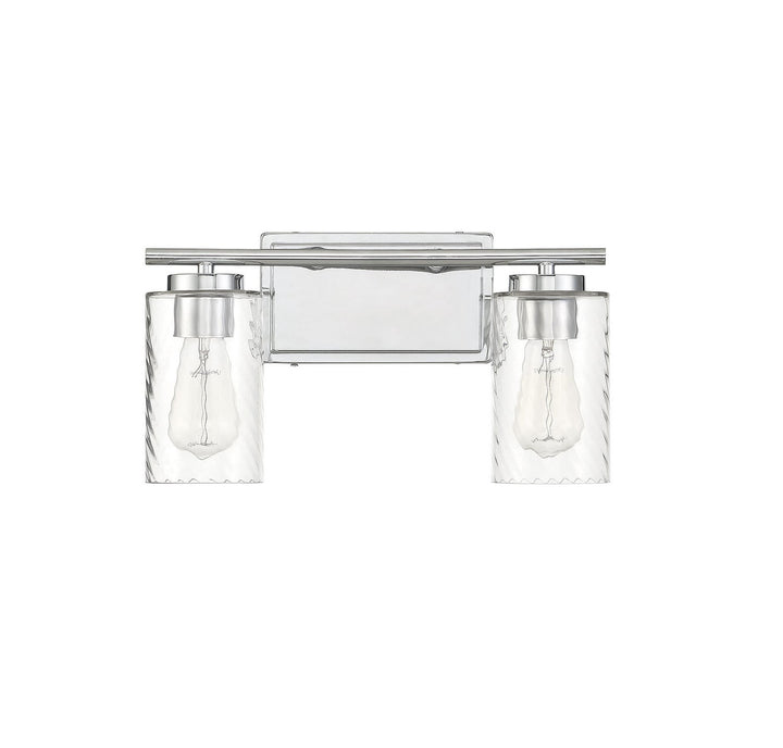 Meridian - M80037CH - Two Light Bathroom Vanity Light - Mbath - Chrome