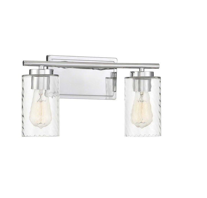 Meridian - M80037CH - Two Light Bathroom Vanity Light - Mbath - Chrome