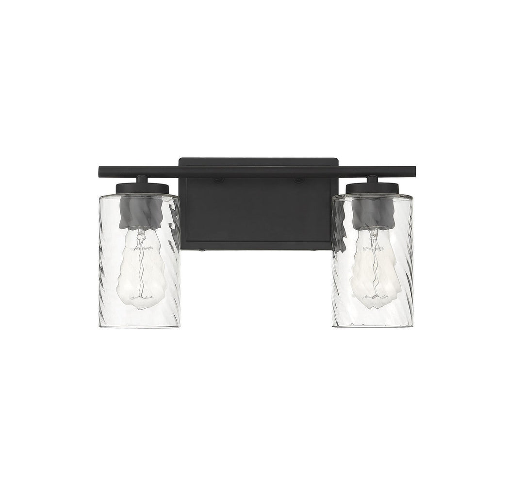 Meridian - M80037MBK - Two Light Bathroom Vanity Light - Mbath - Matte Black