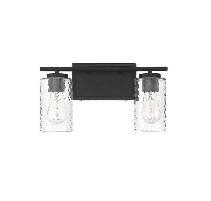Meridian - M80037MBK - Two Light Bathroom Vanity Light - Mbath - Matte Black