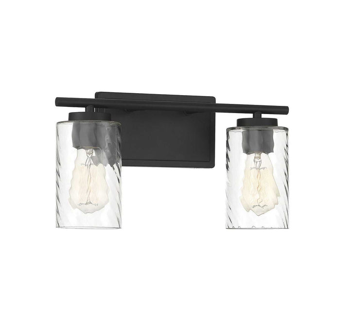 Meridian - M80037MBK - Two Light Bathroom Vanity Light - Mbath - Matte Black