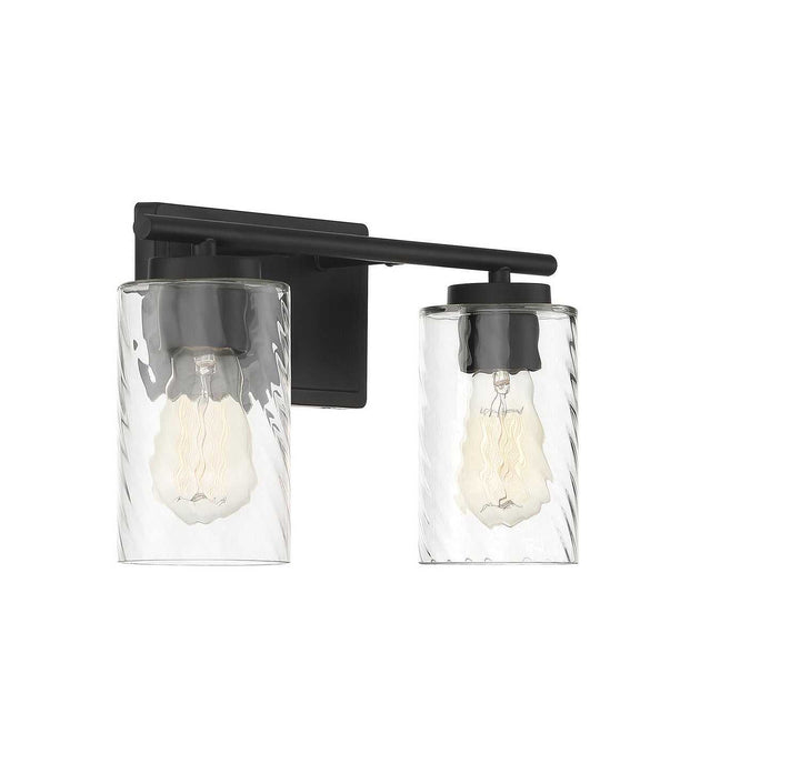 Meridian - M80037MBK - Two Light Bathroom Vanity Light - Mbath - Matte Black