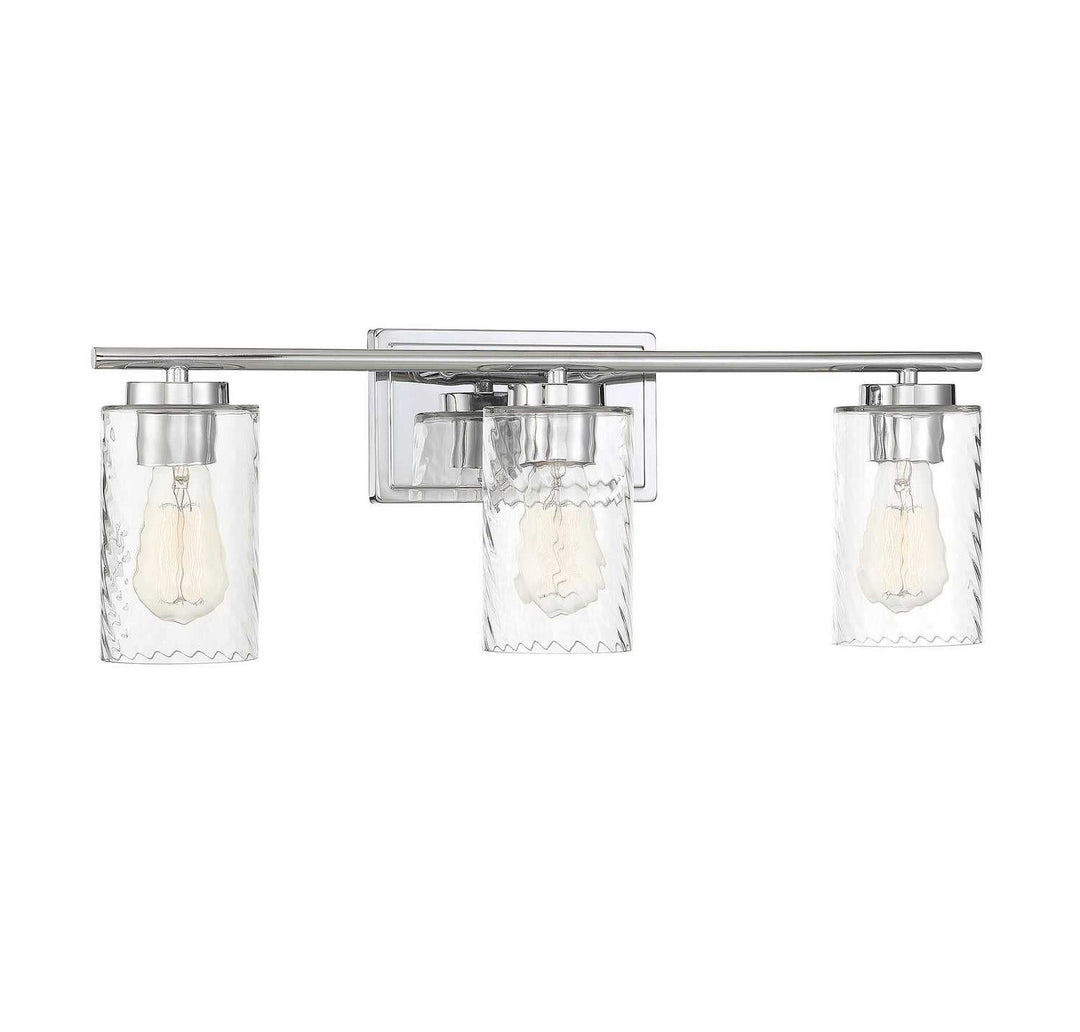 Meridian - M80038CH - Three Light Bathroom Vanity Light - Mbath - Chrome
