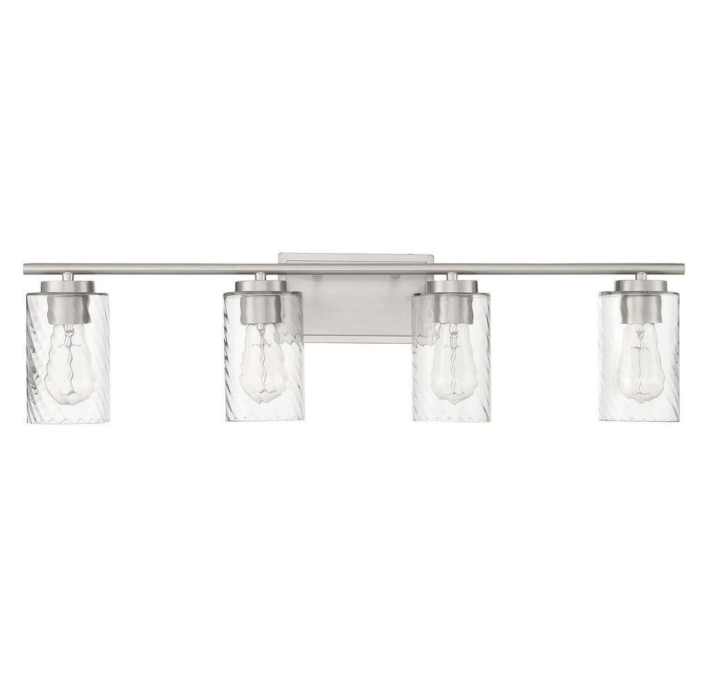 Meridian - M80039BN - Four Light Bathroom Vanity Light - Mbath - Brushed Nickel
