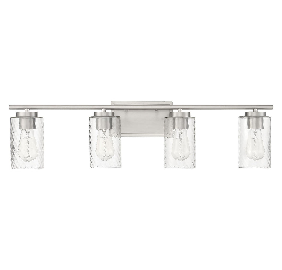 Meridian - M80039BN - Four Light Bathroom Vanity Light - Mbath - Brushed Nickel