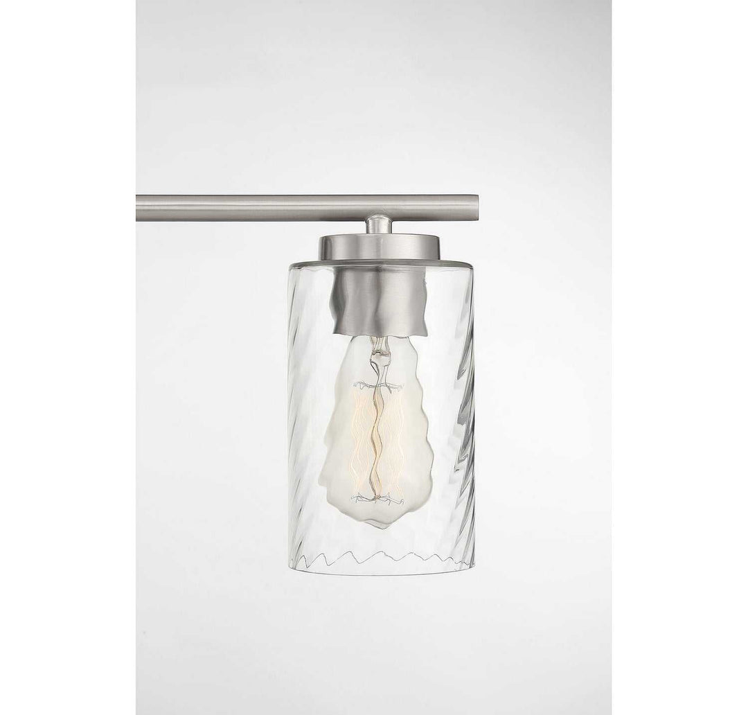 Meridian - M80039BN - Four Light Bathroom Vanity Light - Mbath - Brushed Nickel
