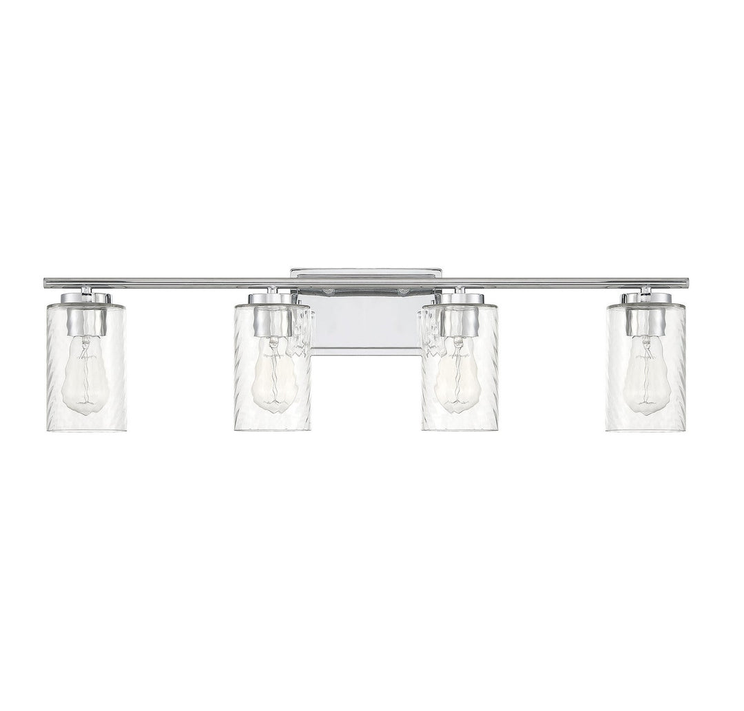 Meridian - M80039CH - Four Light Bathroom Vanity Light - Mbath - Chrome