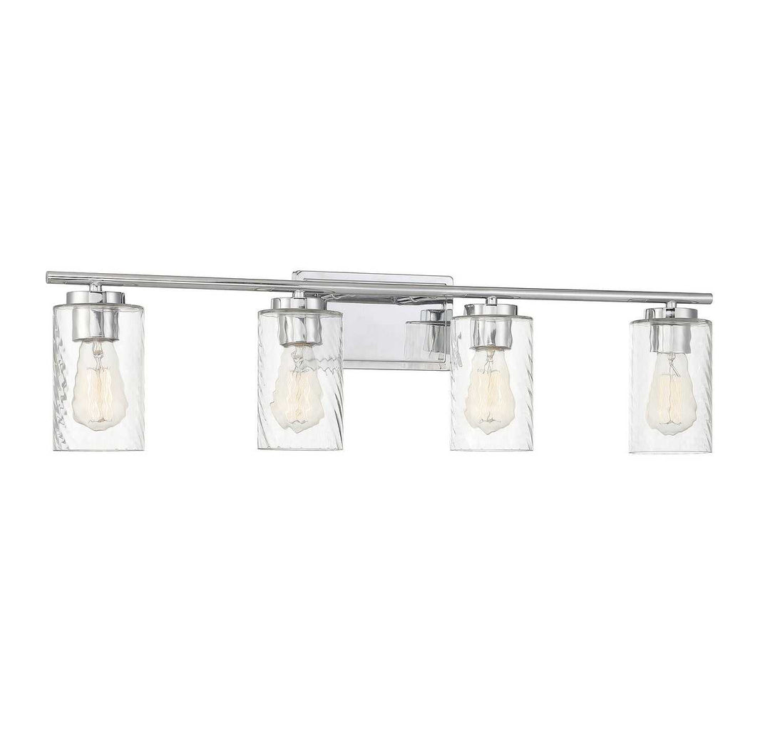 Meridian - M80039CH - Four Light Bathroom Vanity Light - Mbath - Chrome