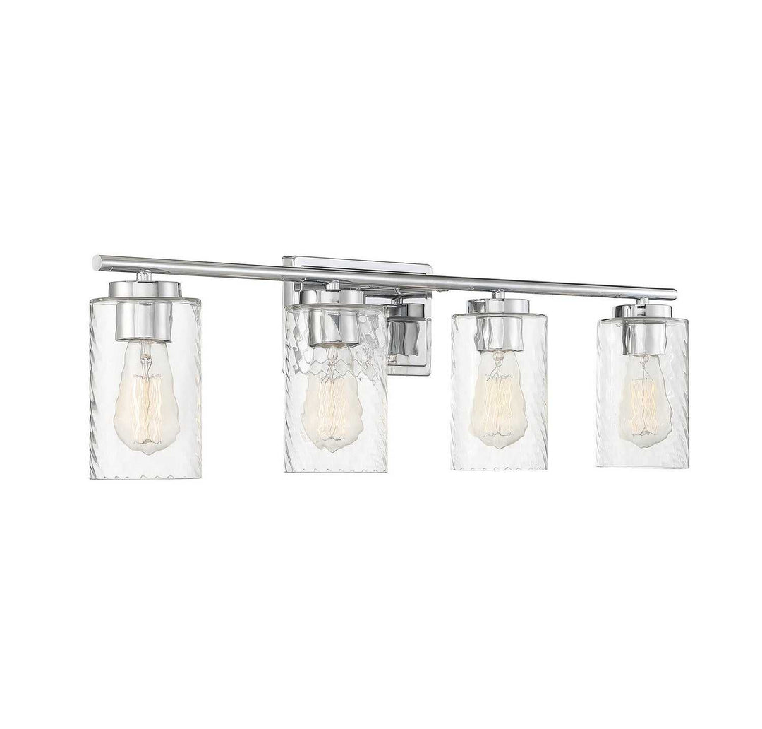 Meridian - M80039CH - Four Light Bathroom Vanity Light - Mbath - Chrome
