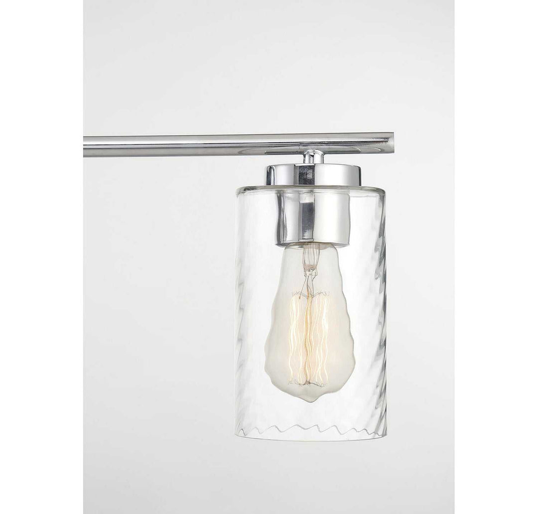 Meridian - M80039CH - Four Light Bathroom Vanity Light - Mbath - Chrome