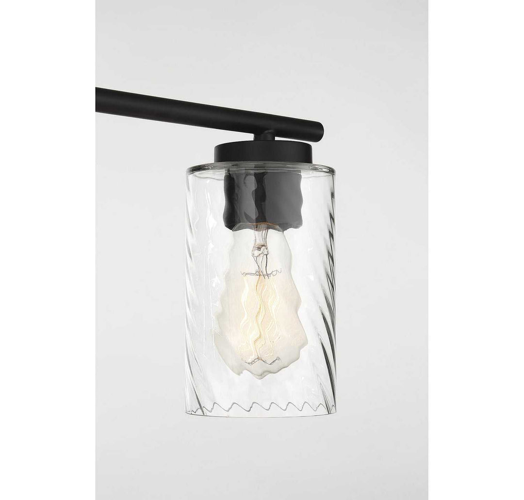 Meridian - M80039MBK - Four Light Bathroom Vanity Light - Mbath - Matte Black