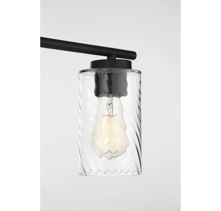 Meridian - M80039MBK - Four Light Bathroom Vanity Light - Mbath - Matte Black