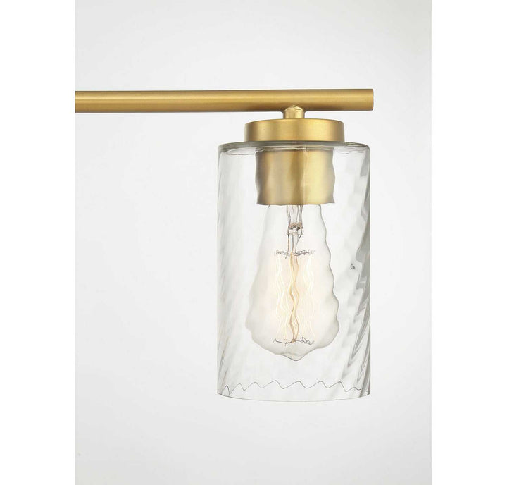 Meridian - M80039NB - Four Light Bathroom Vanity Light - Mbath - Natural Brass