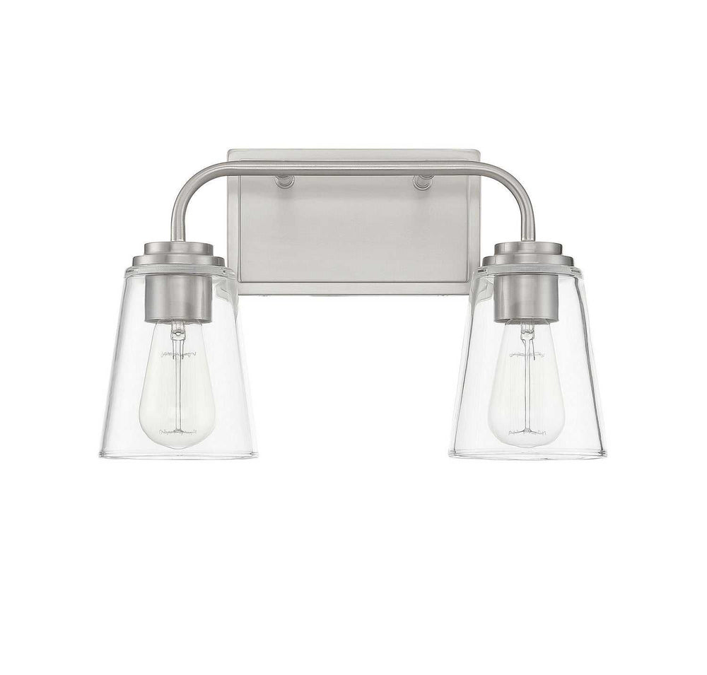 Meridian - M80043BN - Two Light Bathroom Vanity Light - Mbath - Brushed Nickel