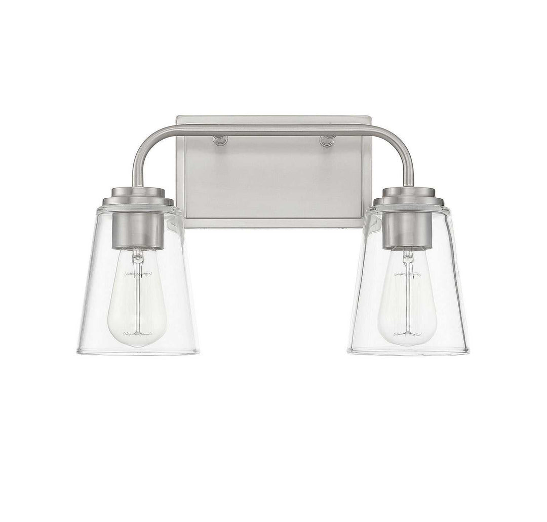 Meridian - M80043BN - Two Light Bathroom Vanity Light - Mbath - Brushed Nickel