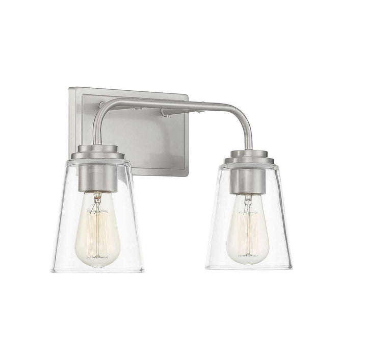 Meridian - M80043BN - Two Light Bathroom Vanity Light - Mbath - Brushed Nickel
