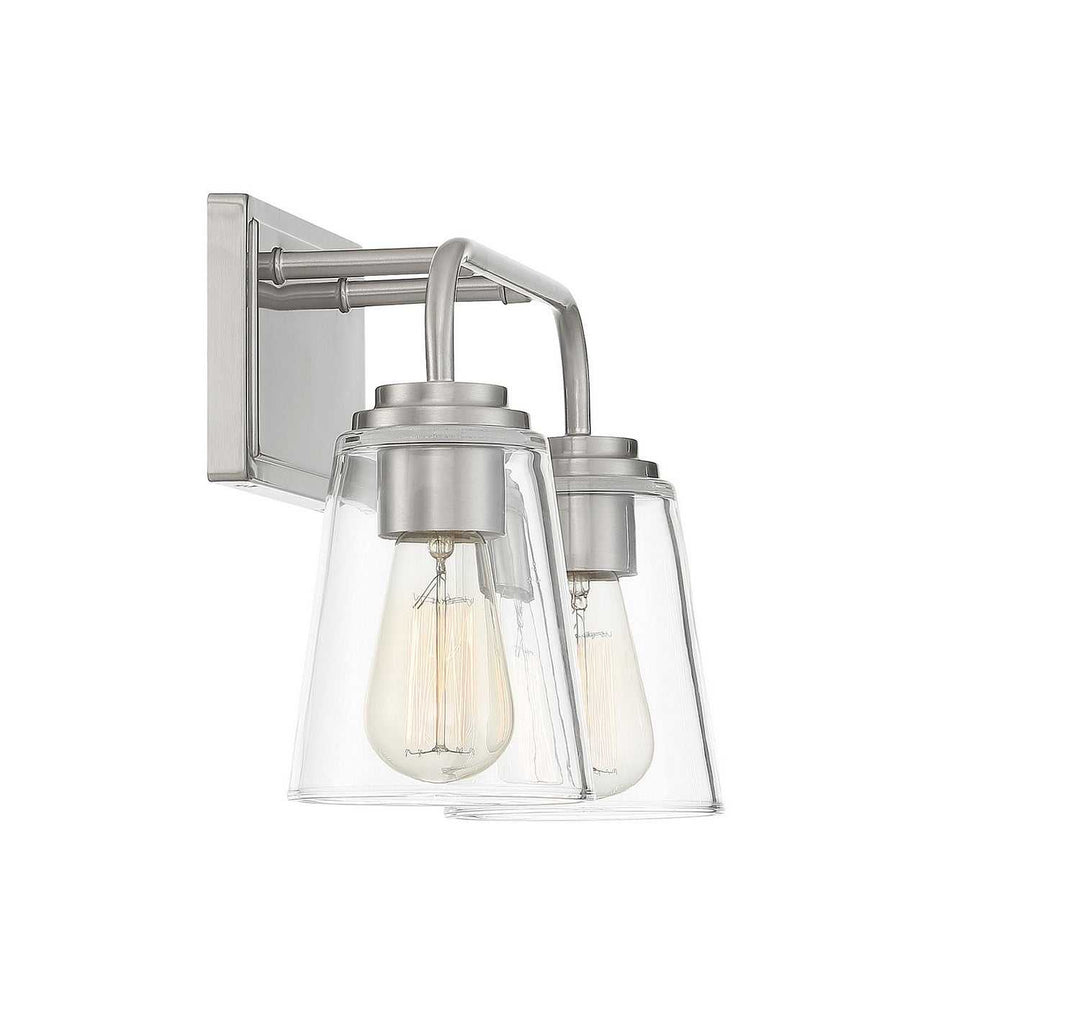 Meridian - M80043BN - Two Light Bathroom Vanity Light - Mbath - Brushed Nickel
