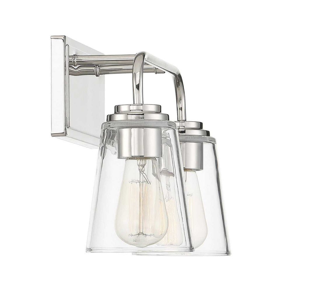 Meridian - M80043PN - Two Light Bathroom Vanity Light - Mbath - Polished Nickel