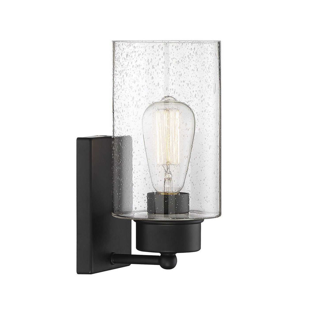 Meridian - M90013MBK - One Light Wall Sconce - Mscon - Matte Black