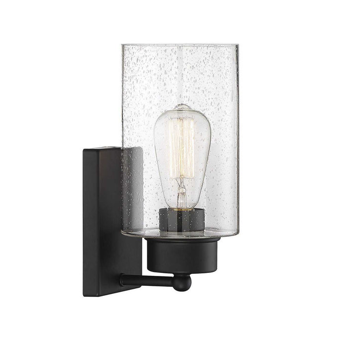 Meridian - M90013MBK - One Light Wall Sconce - Mscon - Matte Black