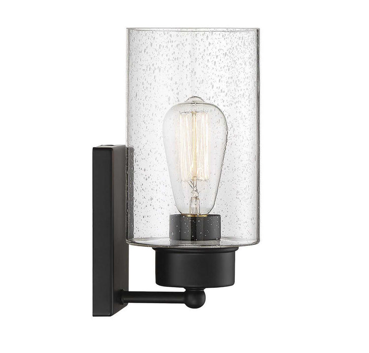 Meridian - M90013MBK - One Light Wall Sconce - Mscon - Matte Black
