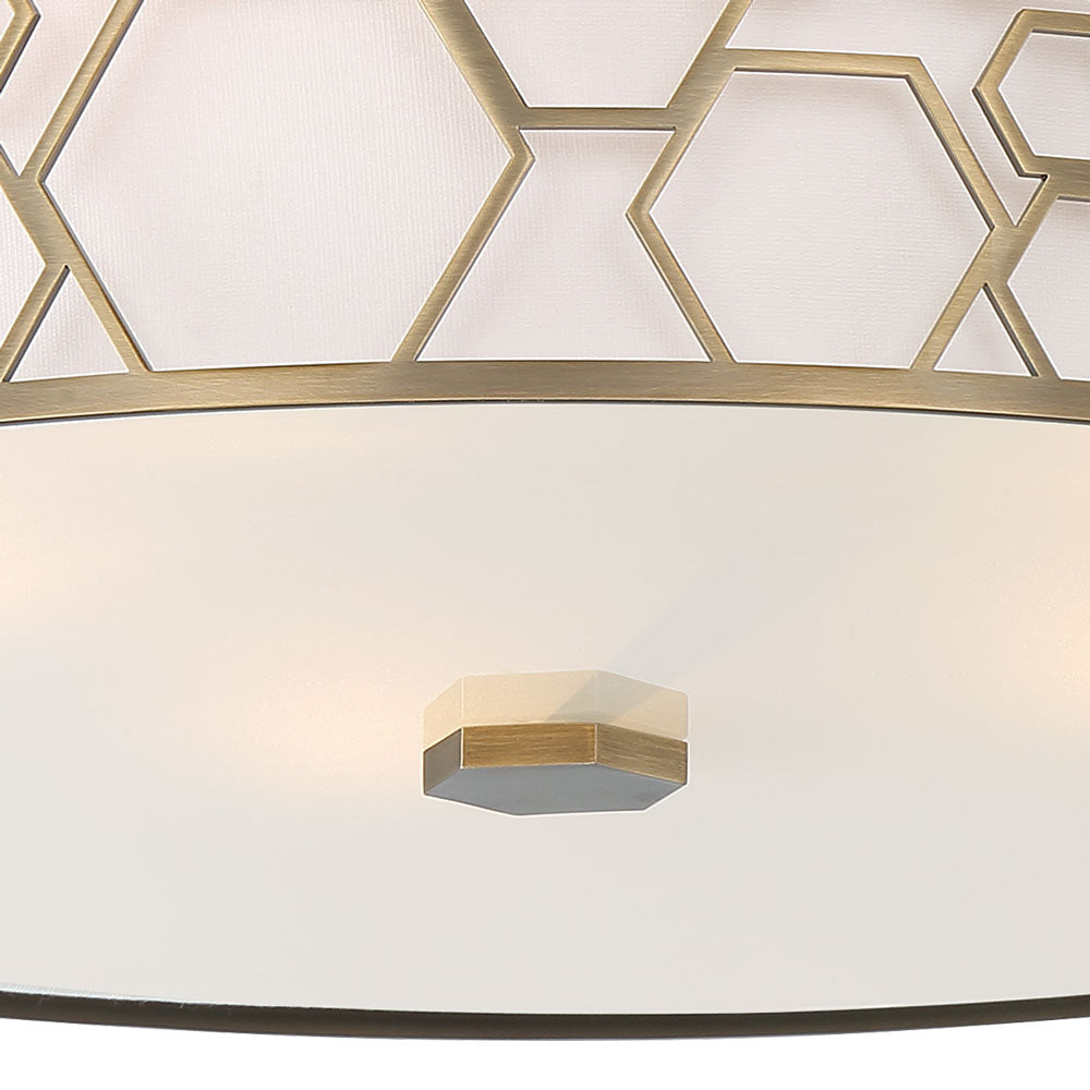 Minka-Lavery - 1845-108-L - LED Flush Mount - Polished Satin Brass