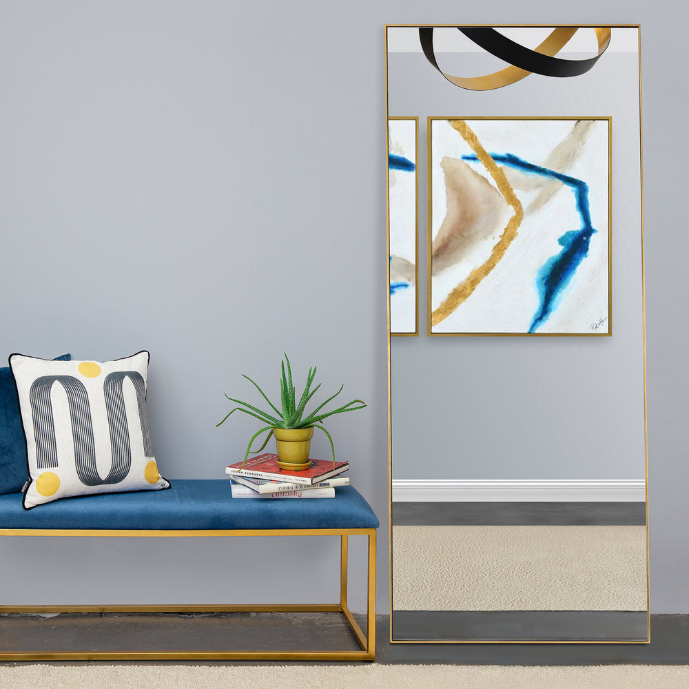 Renwil Canada - MT2056 - Mirror - Crosland - Gold Leaf