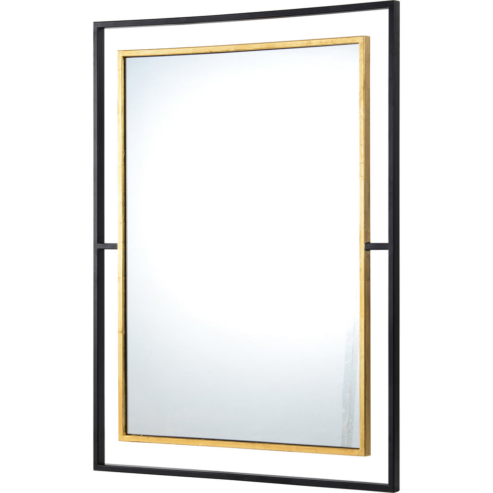 Renwil Canada - MT2244 - Mirror - Gray - Gold Leaf, Black