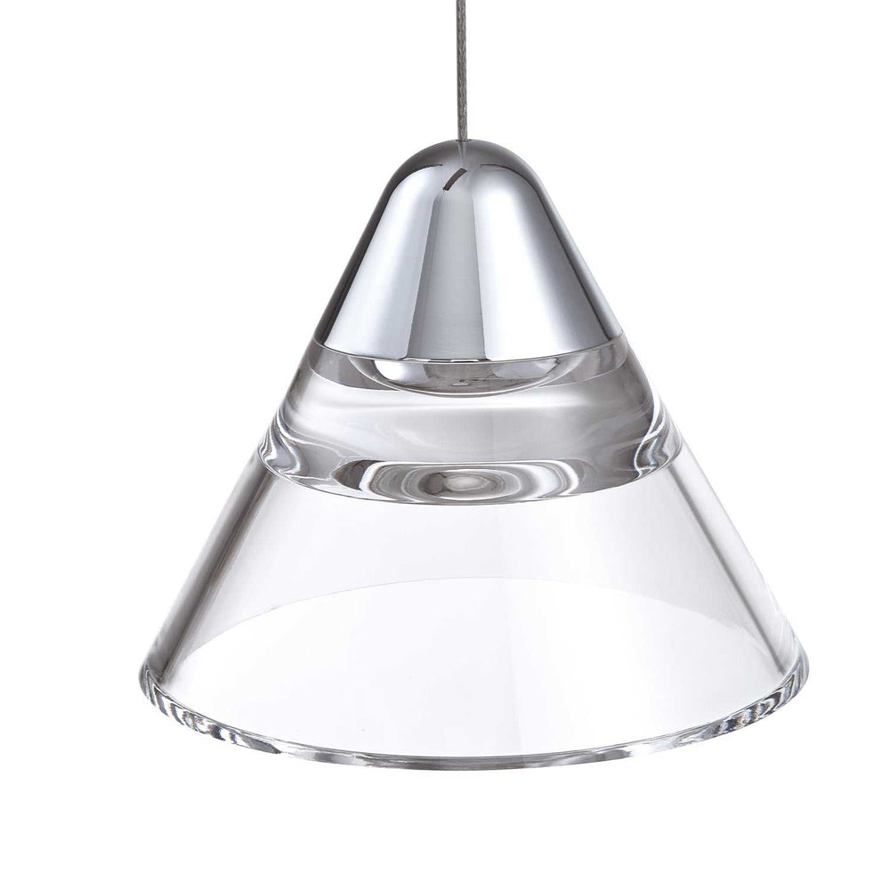Geo LED Pendant Bar in Chrome Kendal Canada