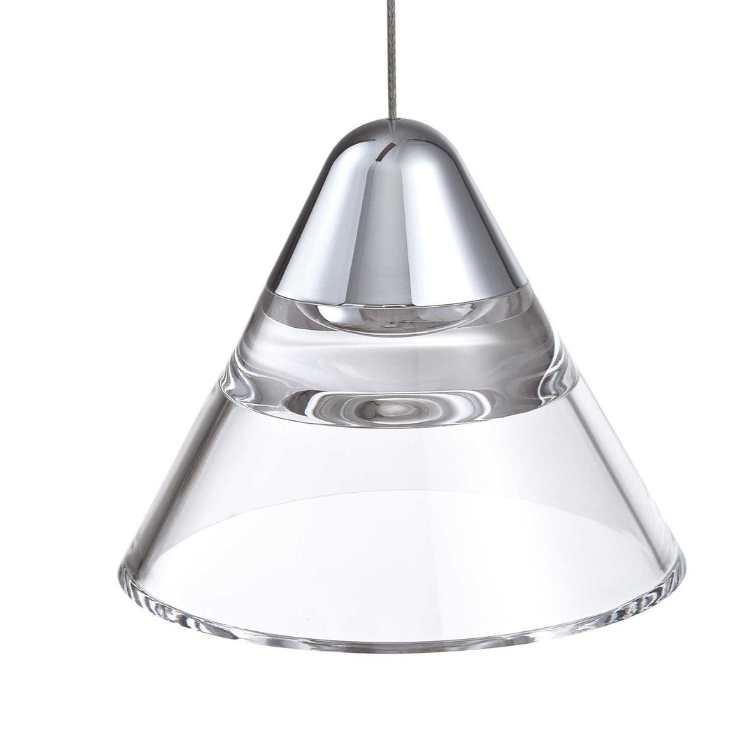 Geo LED Pendant Pan in Chrome Kendal Canada