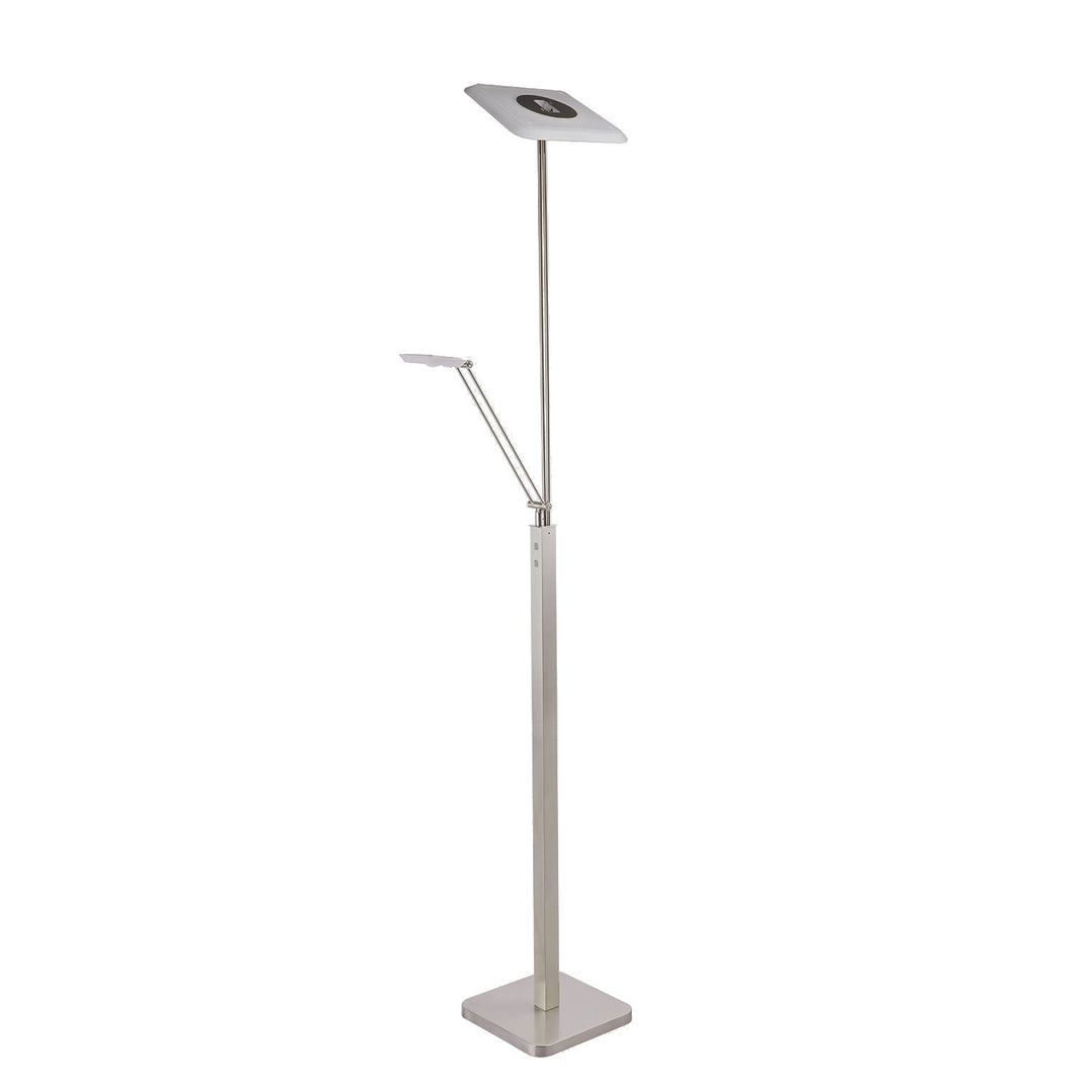 Ibiza LED Torchiere in Satin Nickel Kendal Canada