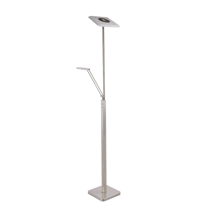 Ibiza LED Torchiere in Satin Nickel Kendal Canada