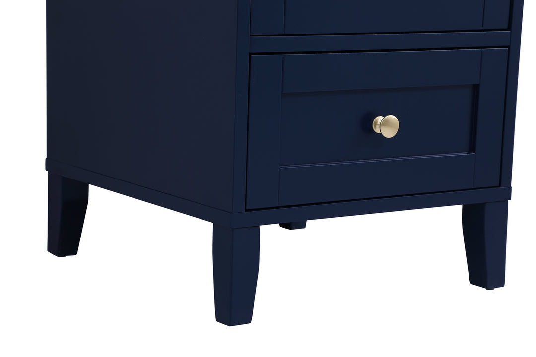 Elegant Lighting - VF18018BL - Single Bathroom Vanity - Sommerville - Blue