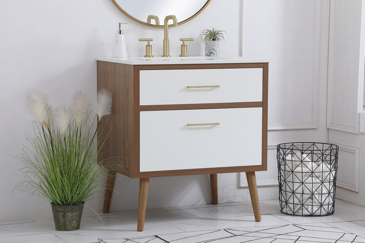 Elegant Lighting - VF41030WH - Bathroom Vanity - Boise - White