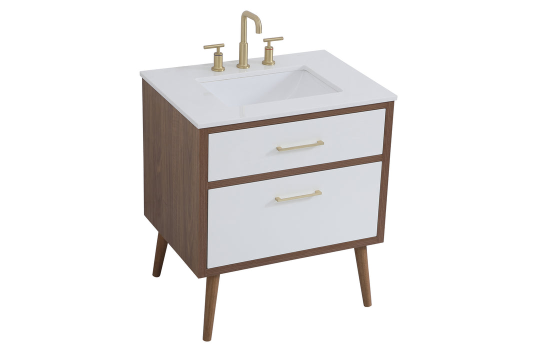 Elegant Lighting - VF41030WH - Bathroom Vanity - Boise - White