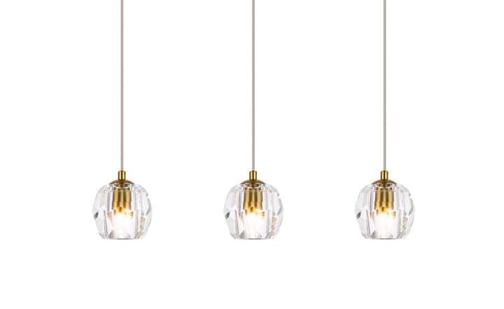 Elegant Lighting - 3505D28G - LED Pendant - Eren - Gold