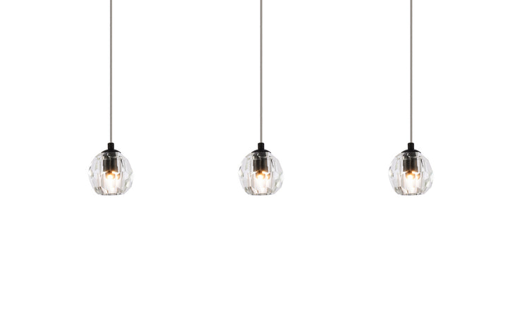 Elegant Lighting - 3505D28BK - LED Pendant - Eren - Black