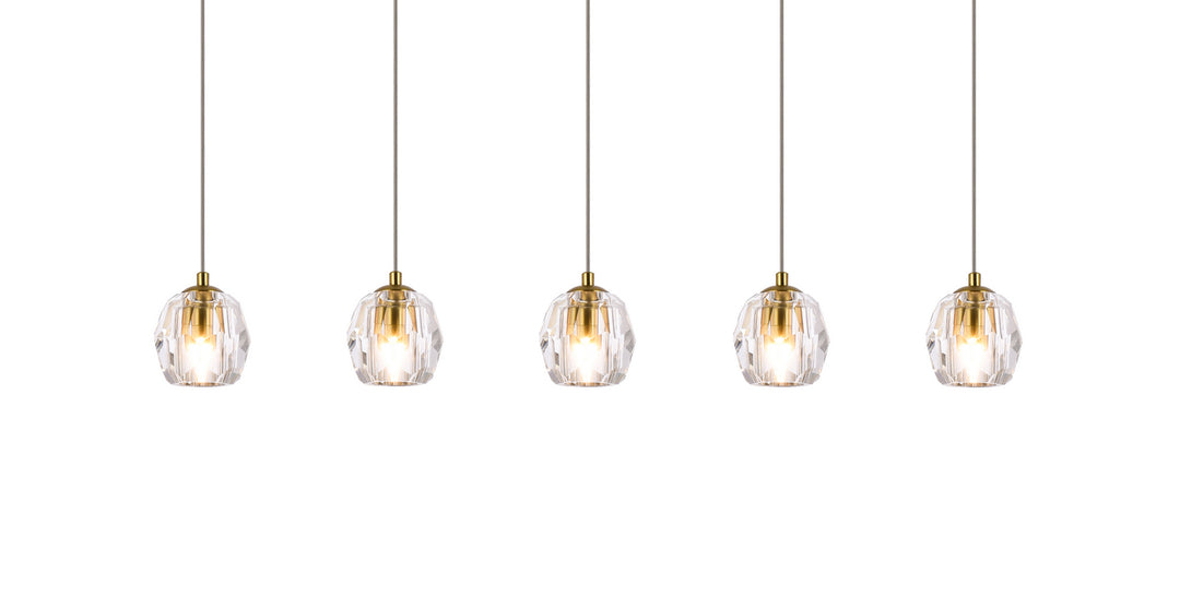 Elegant Lighting - 3505D32G - LED Pendant - Eren - Gold