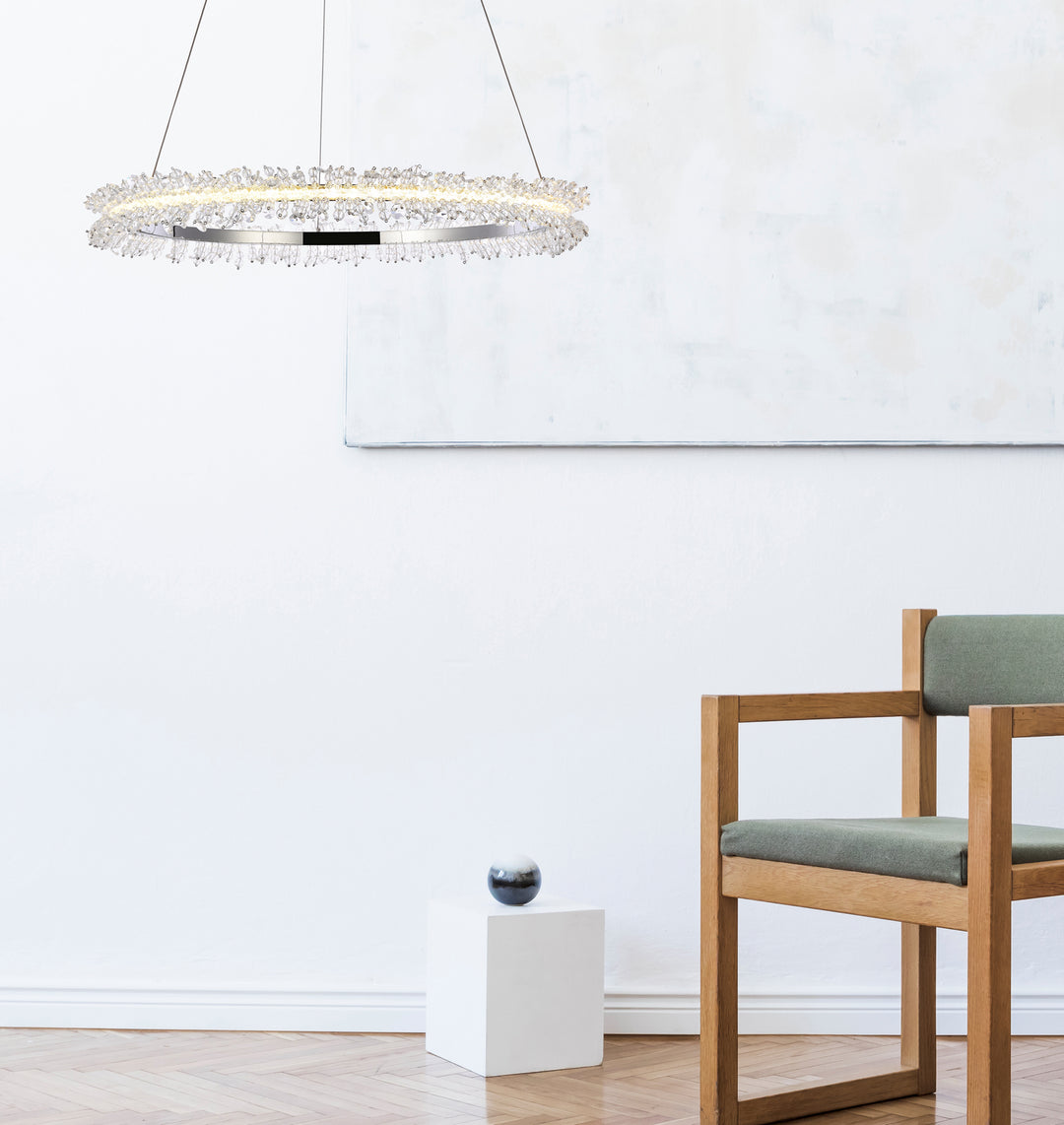 Elegant Lighting - 3506D26C - LED Pendant - Laurel - Chrome