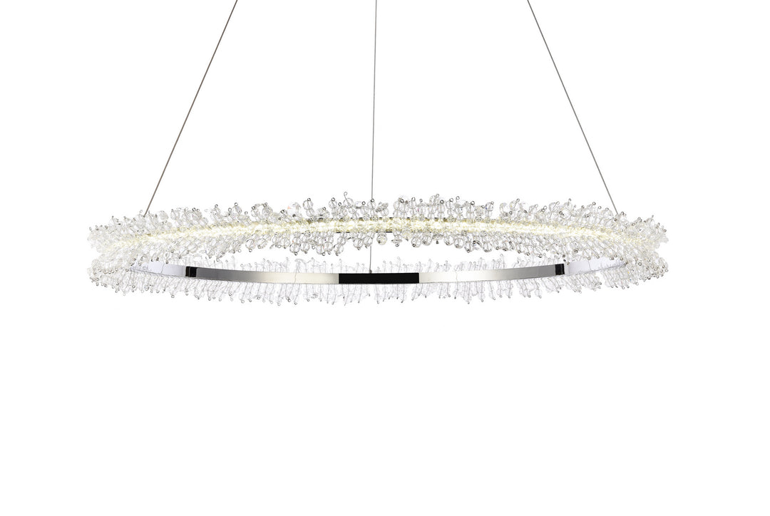 Elegant Lighting - 3506D34C - LED Pendant - Laurel - Chrome