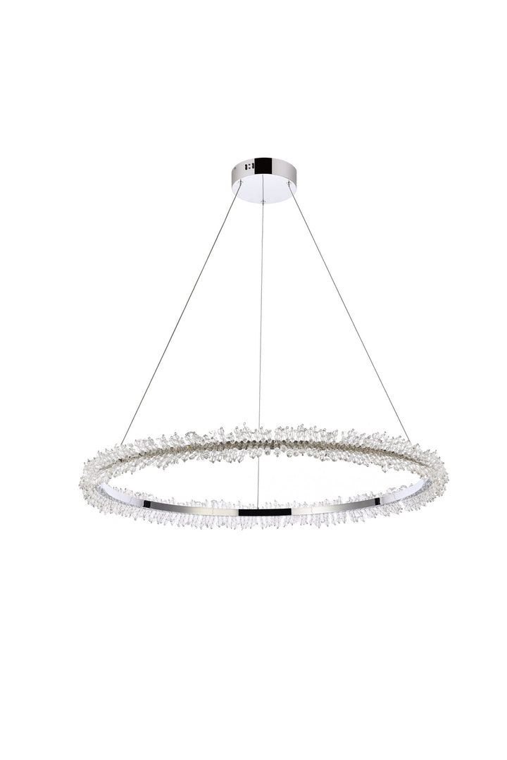 Elegant Lighting - 3506D34C - LED Pendant - Laurel - Chrome